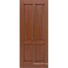 China Suppliers Modern House Mahogany Solid Panel Door with Different Style